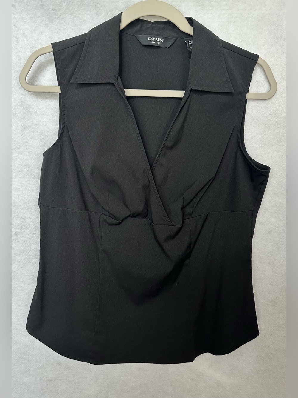 Express Stretch Black Sleeveless Top